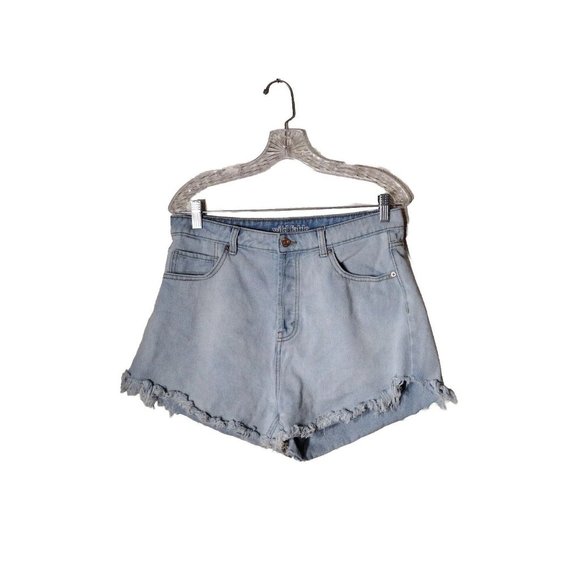 wild fable Pants - Wild Fable Shorts Womens 12 Denim Cut Off Button Fly High Rise